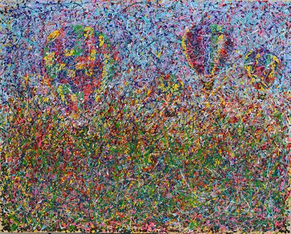Rising Hope - a Paint Artowrk by DR LOWLY (LOW LEE YONG)